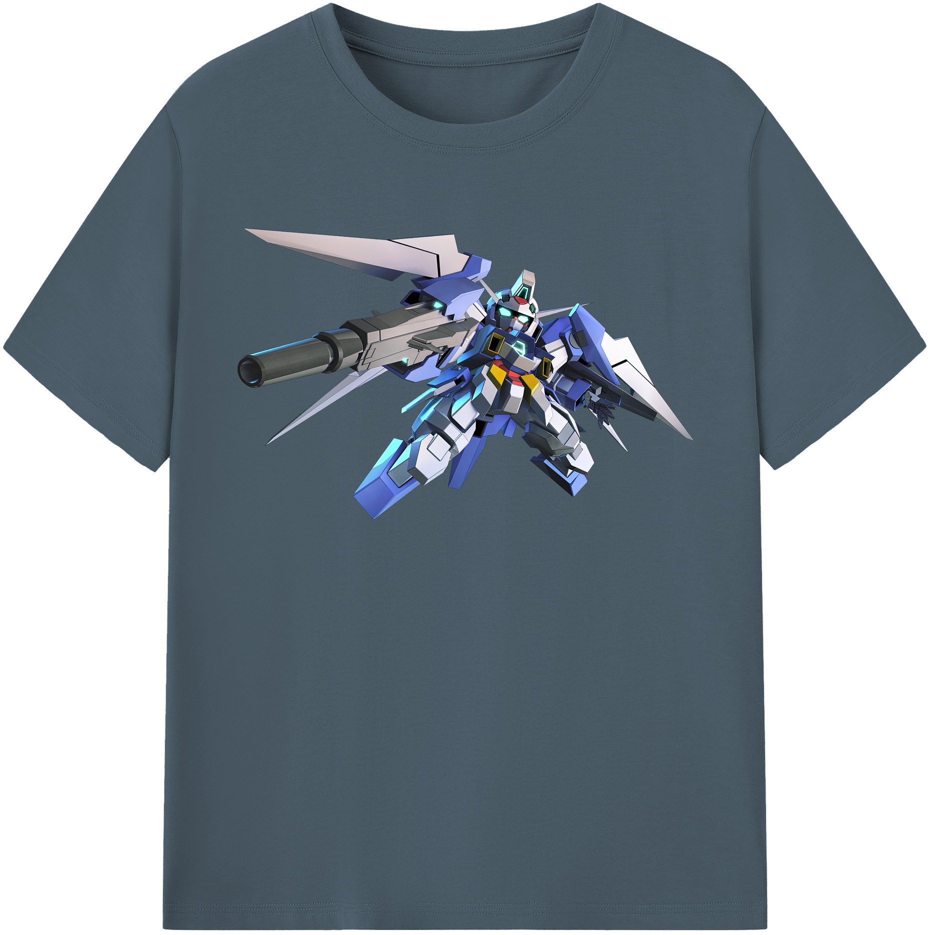 （画像用） 機動戦士ガンダム Mobile Suit Gundam 綿100％半袖Tシャツ（フロントプリント）